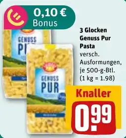 REWE DE Glocken Genuss Pur Pasta tilbud