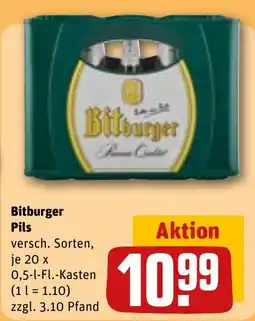 REWE DE Bitburger Pils tilbud