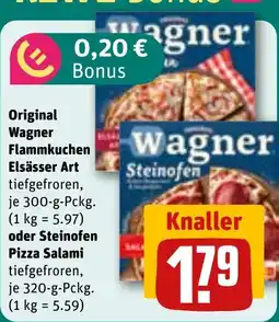 REWE DE Wagner Original Flammkuchen Elsässer Art tilbud