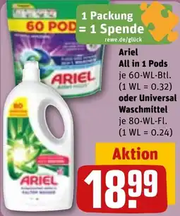 REWE DE Ariel All in 1 Pods tilbud