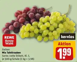 REWE DE REWE Beste Wahl Mix Tafeltrauben tilbud