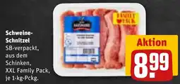 REWE DE Läderach Schweine-Schnitzel tilbud