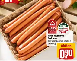 REWE DE Rewe Hausmarke Bockwurst tilbud