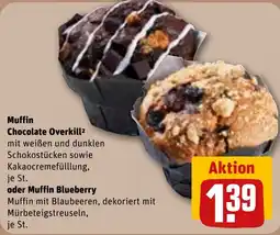 REWE DE Muffin Chocolate Overkill² tilbud