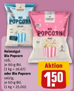REWE DE Bio Popcorn tilbud
