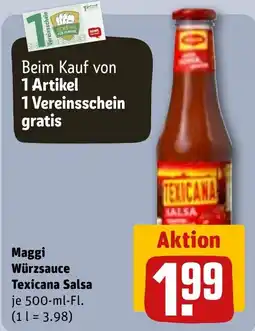 REWE DE Maggi Würzsauce Texicana Salsa tilbud