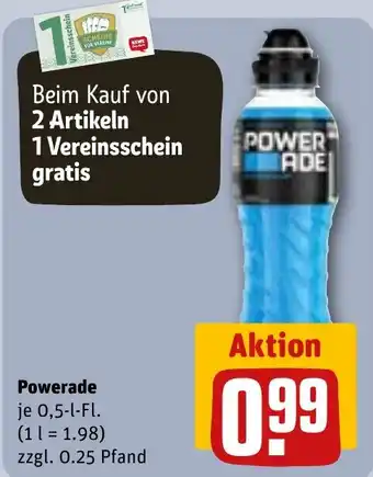 REWE DE Powerade tilbud