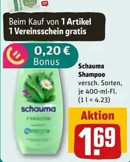 REWE DE Schauma Shampoo tilbud
