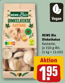 REWE DE Rewe Bio Dinkelkekse Kastanie tilbud