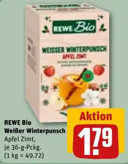 REWE DE Rewe Bio Weisser Winterpunsch Apfel Zimt tilbud