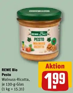 REWE DE REWE Bio Pesto Walnuss-Ricotta tilbud