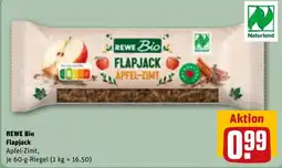 REWE DE Rewe Bio Flapjack Apfel-Zimt tilbud