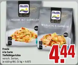REWE DE Frosta à la Carte Tiefkühlgerichte tilbud