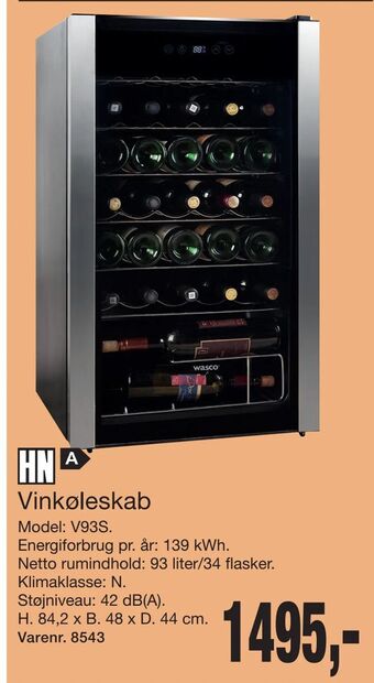 Harald Nyborg Vinkøleskab tilbud