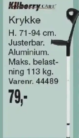 Harald Nyborg Kilberry Care Krykke tilbud
