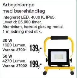 Harald Nyborg Arbejdslampe med bærehandtag tilbud