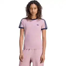 Sport 24 adidas Originals 3-Stripes Slim T-shirt Dame tilbud