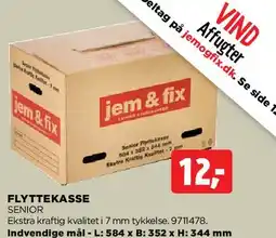 jem & fix Flyttekasse Senior tilbud