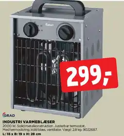jem & fix INDUSTRI VARMEBLÆSER tilbud