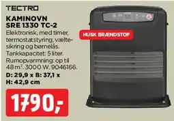 jem & fix Kaminovn SRE 1330 TC-2 tilbud