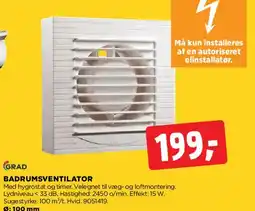 jem & fix Badrumsventilator tilbud
