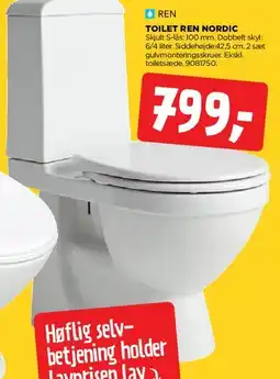 jem & fix TOILET REN NORDIC tilbud