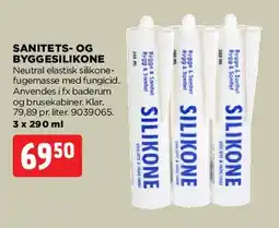 jem & fix Sanitets- og byggesilikone tilbud