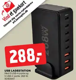 jem & fix USB LADESTATION tilbud