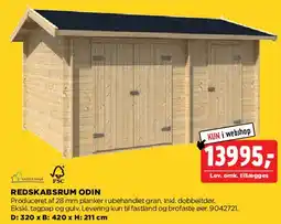 jem & fix Redskabsrum Odin tilbud