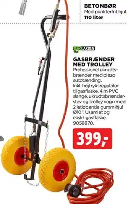 jem & fix Gasbrænder med trolley tilbud
