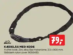 jem & fix Kædelås med kode tilbud