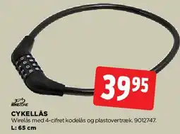 jem & fix Cykellås (kabelås) tilbud