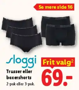 Lidl sloggi Trusser eller boxershorts tilbud
