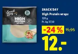 Lidl SNACKDAY High Protein wraps tilbud