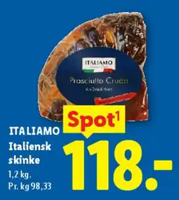 Lidl Italiensk skinke tilbud