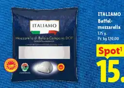 Lidl ITALIAMO Bøffel-mozzarella tilbud
