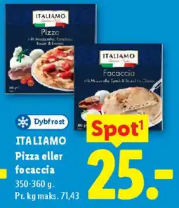 Lidl Pizza eller focaccia tilbud