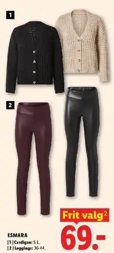 Lidl Cardigan & Leggings tilbud