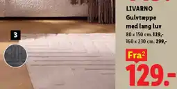 Lidl Gulvtæppe med lang luv tilbud