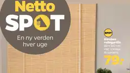 Netto Spot bambus rullegardin tilbud