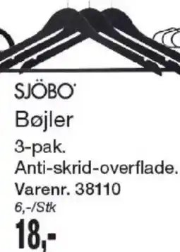 Harald Nyborg Sjöbo bøjler tilbud