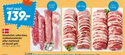 Bilka Koteletter uden ben, nakkekoteletter eller mørbrad af dansk gris tilbud