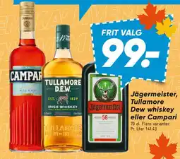 Bilka Jägermeister, Tullamore D.E.W. eller Campari tilbud