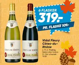 Bilka Vidal Fleury Côtes-du-Rhône tilbud