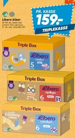 Bilka Libero Triple Box bleer tilbud