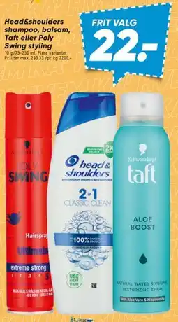 Bilka Head & Shoulders / Taft / Poly Swing styling tilbud