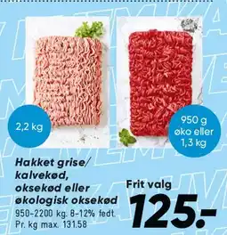 Bilka Hakket kød tilbud