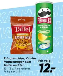 Bilka Pringles / Taffel snacks tilbud