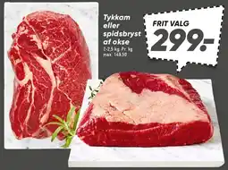 Bilka Tykkam eller spidsbryst af okse tilbud