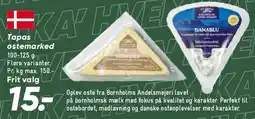 Bilka Tapas-ost / trekantsost tilbud